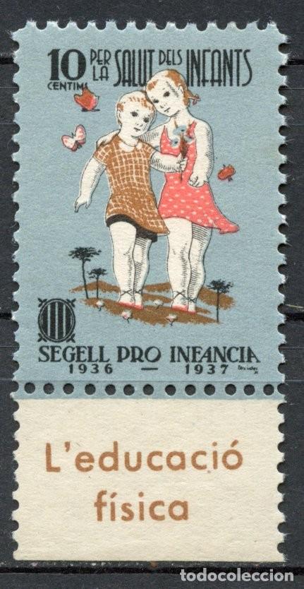 Sellos: SEGELL PRO INFANCIA 1936-1937 EDIFIL - ALLEPUZ N&ordm; 3073