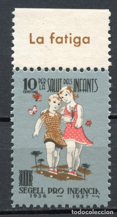 Sellos: SEGELL PRO INFANCIA 1936-1937 EDIFIL - ALLEPUZ N&ordm; 3079