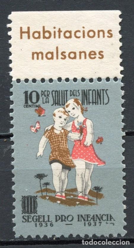 Sellos: SEGELL PRO INFANCIA 1936-1937 EDIFIL - ALLEPUZ N&ordm; 3080