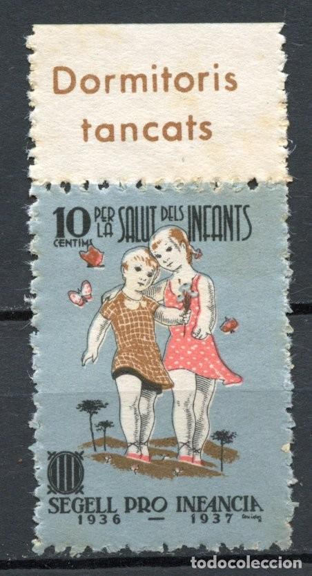 Sellos: SEGELL PRO INFANCIA 1936-1937 EDIFIL - ALLEPUZ N&ordm; 3081
