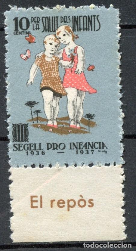 Sellos: SEGELL PRO INFANCIA 1936-1937 EDIFIL - ALLEPUZ N&ordm; 3084