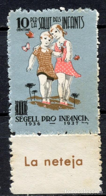 Sellos: SEGELL PRO INFANCIA 1936-1937 EDIFIL - ALLEPUZ N&ordm; 3086