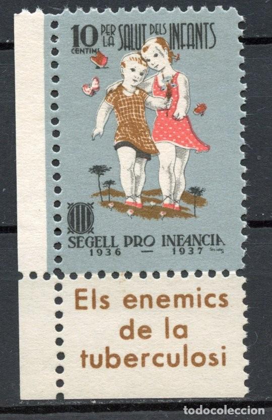 Sellos: SEGELL PRO INFANCIA 1936-1937 EDIFIL - ALLEPUZ N&ordm; 3086A