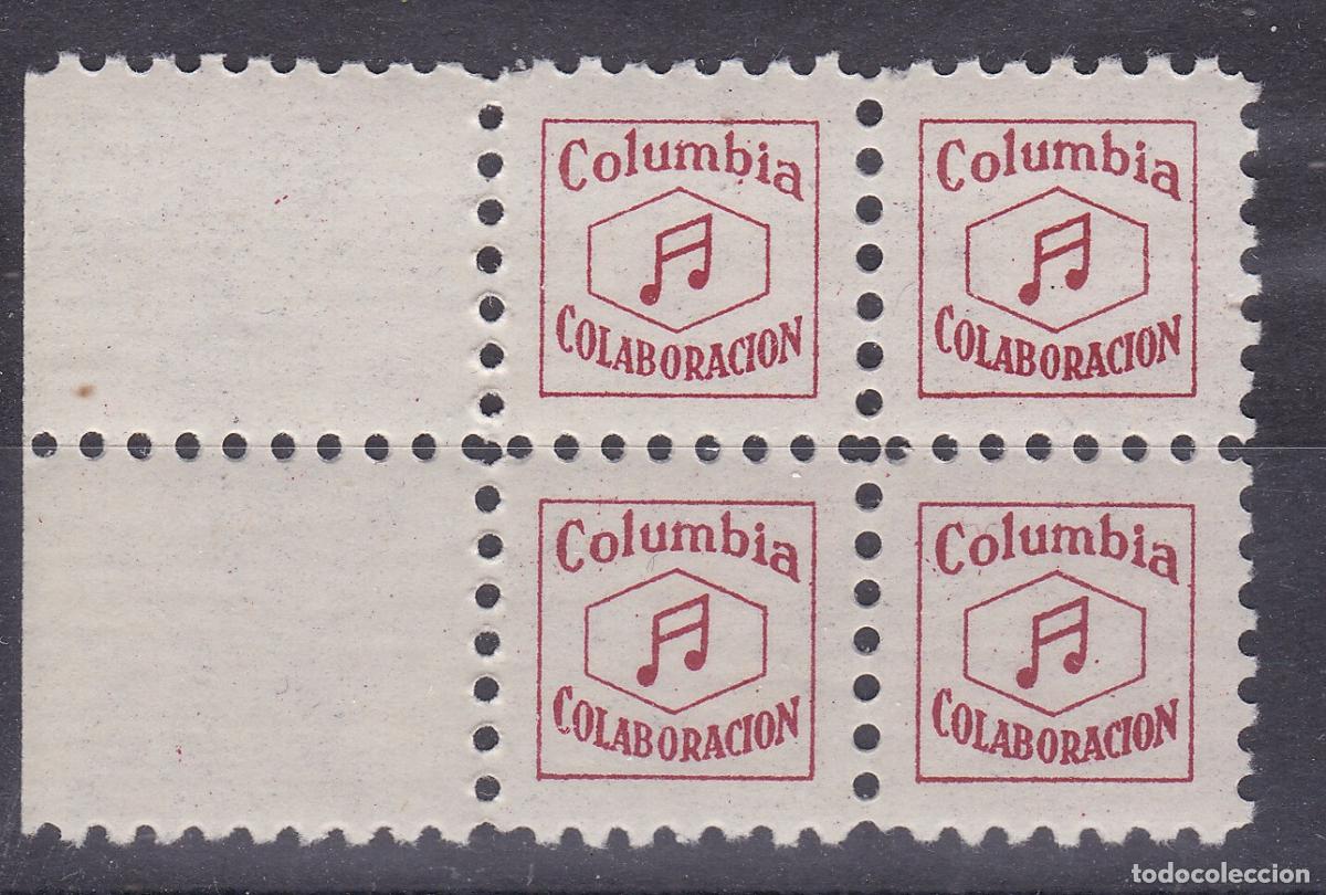 Sellos: AA16-PARAFISCALES COLUMBIA COLABORACION b4 ** Sin Fijasellos LUJO .