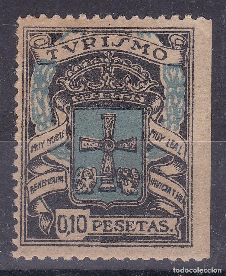 Sellos: AA17-FISCALES LOCALES . TURISMO OVIEDO 0.10 Ptas Nuevo**
