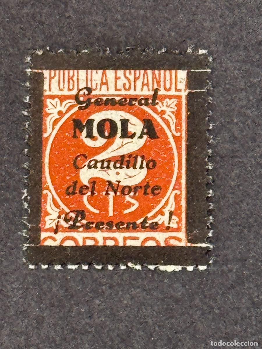 Sellos: Emisiones locales patri&oacute;ticas, Bilbao, sello republicano, 1937, Edifil 13, nuevo con fijasellos