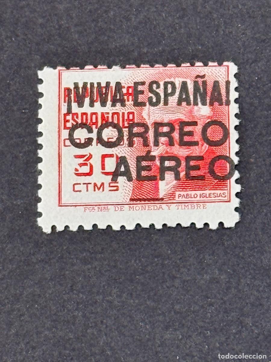 Sellos: Emisiones locales patri&oacute;ticas, Burgos, sello republicano, 1937, Edifil 75, nuevo