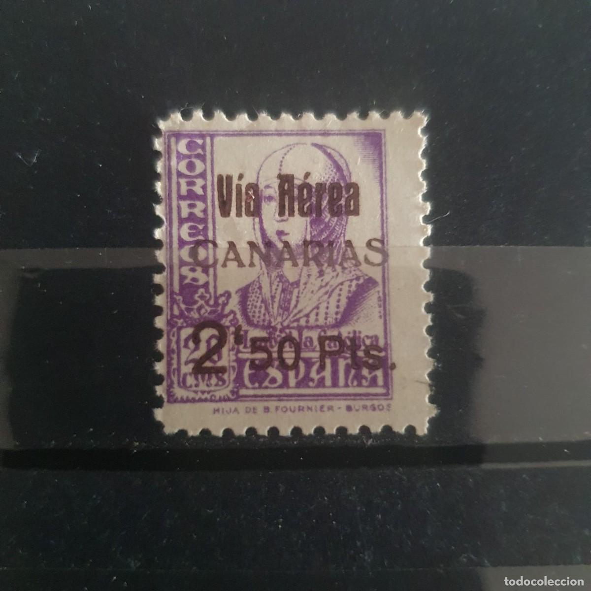 Sellos: CANARIAS EDIFIL 47 ** ESPA&Ntilde;A 1938