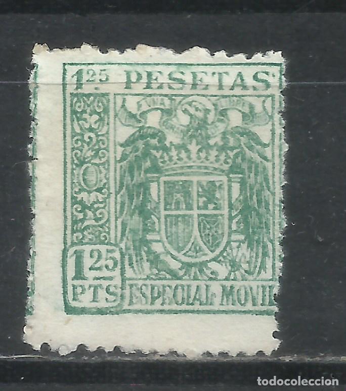 Sellos: Q530B-SELLO FISCAL N&ordm; 132 EDIFIL ALEMANY, EL QUE FALTA SIEMPRE 1,25 PESETAS, ESCUDO DICTADURA.