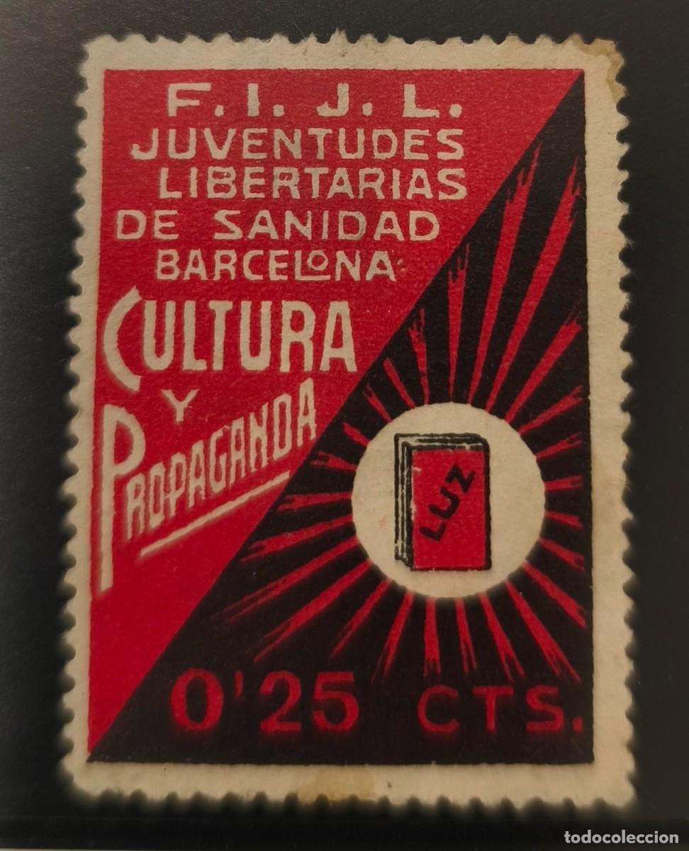 Sellos: VI&Ntilde;ETA POL&Iacute;TICA REPUBLICANA. AFINE 808 (*). CULTURA Y PROPAGANDA.