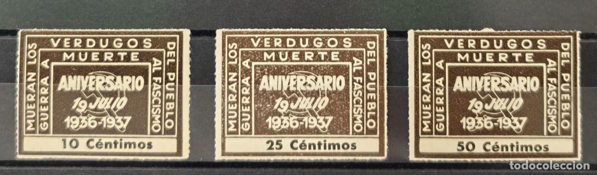 Sellos: VI&Ntilde;ETA POL&Iacute;TICA REPUBLICANA. AFINET 1958/60 *.COLOR CHOCOLATE * VERDUGO MUERTE.