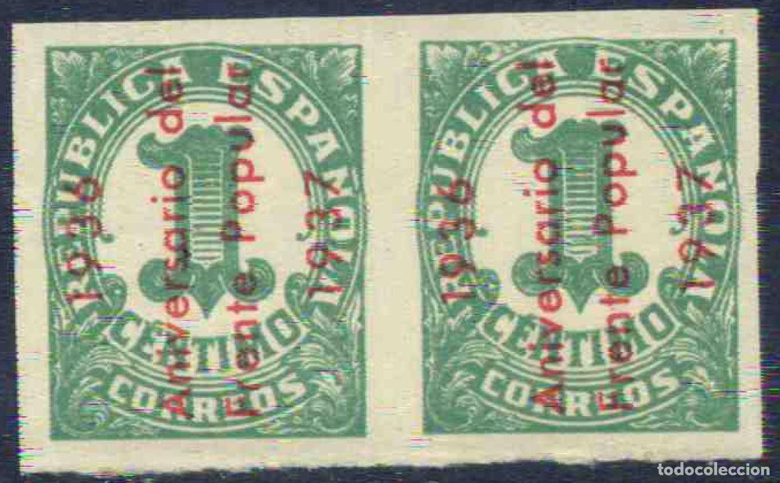 Sellos: Espa&ntilde;a - Emisiones Locales Republicanas - Barcelona - 1937