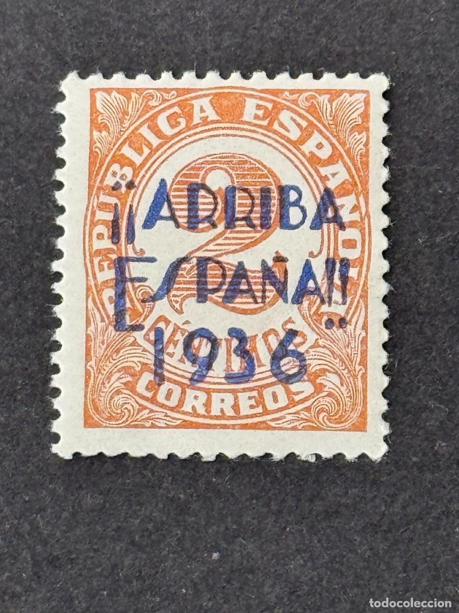 Sellos: Emisiones locales patri&oacute;ticas, San Sebasti&aacute;n, sello republicano, 1936, Edifil 4, nuevo