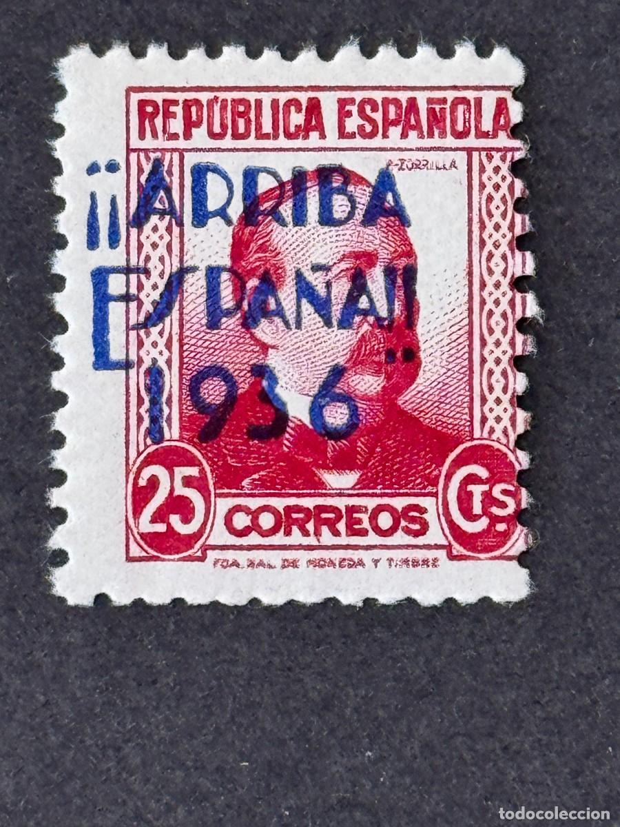 Sellos: Emisiones locales patri&oacute;ticas, San Sebasti&aacute;n, sello republicano, 1936, Edifil 11, nuevo