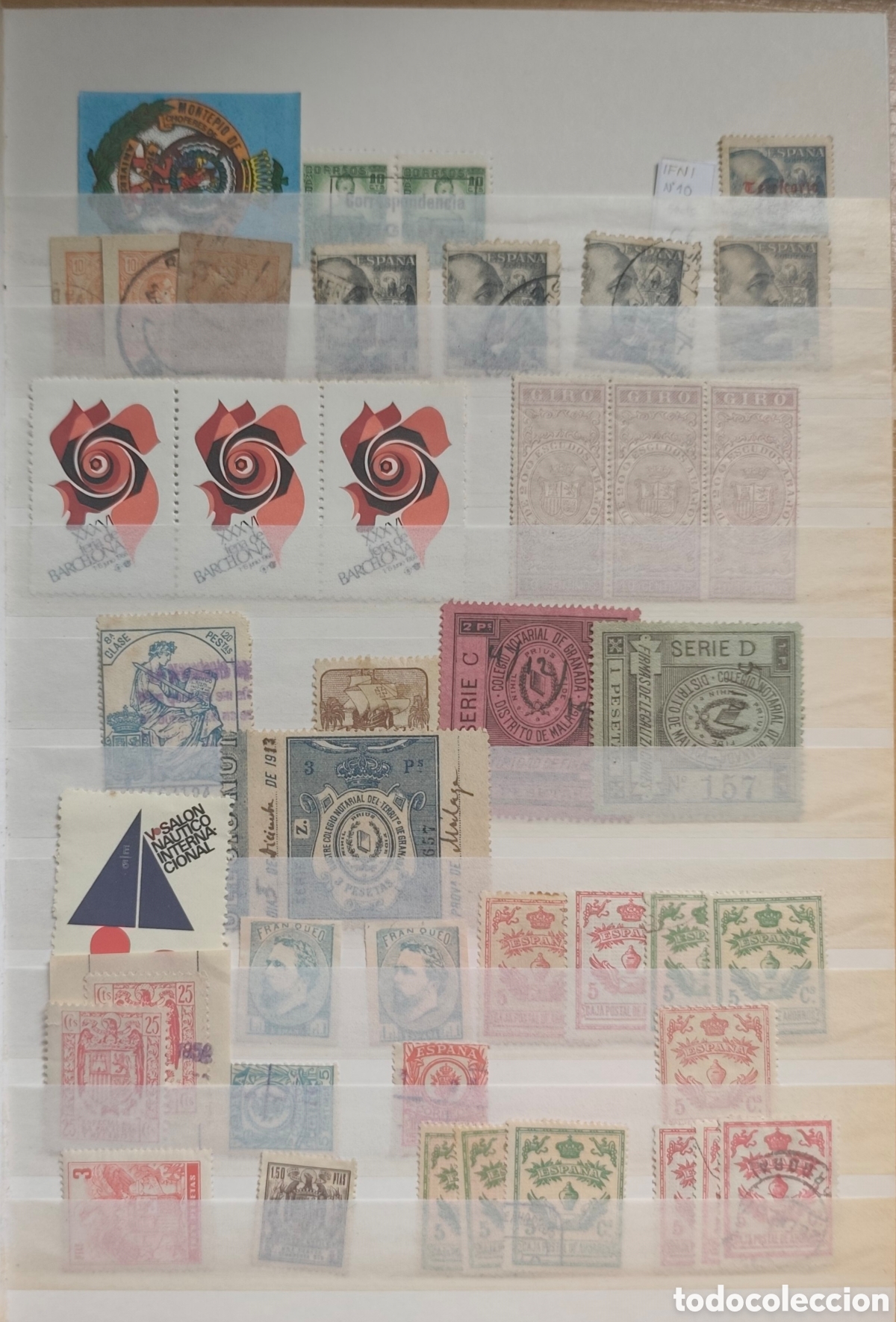 Sellos: Lote Colecci&oacute;n+1000 sellos Nacionales , beneficienvia, NE, Guerra Civil, vi&ntilde;etas.. MUY Interesante