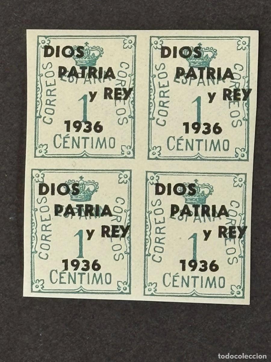 Sellos: Emisiones locales patri&oacute;ticas, San Sebasti&aacute;n, sellos republicanos, 1937, Edifil 21, bl. 4, nuevos