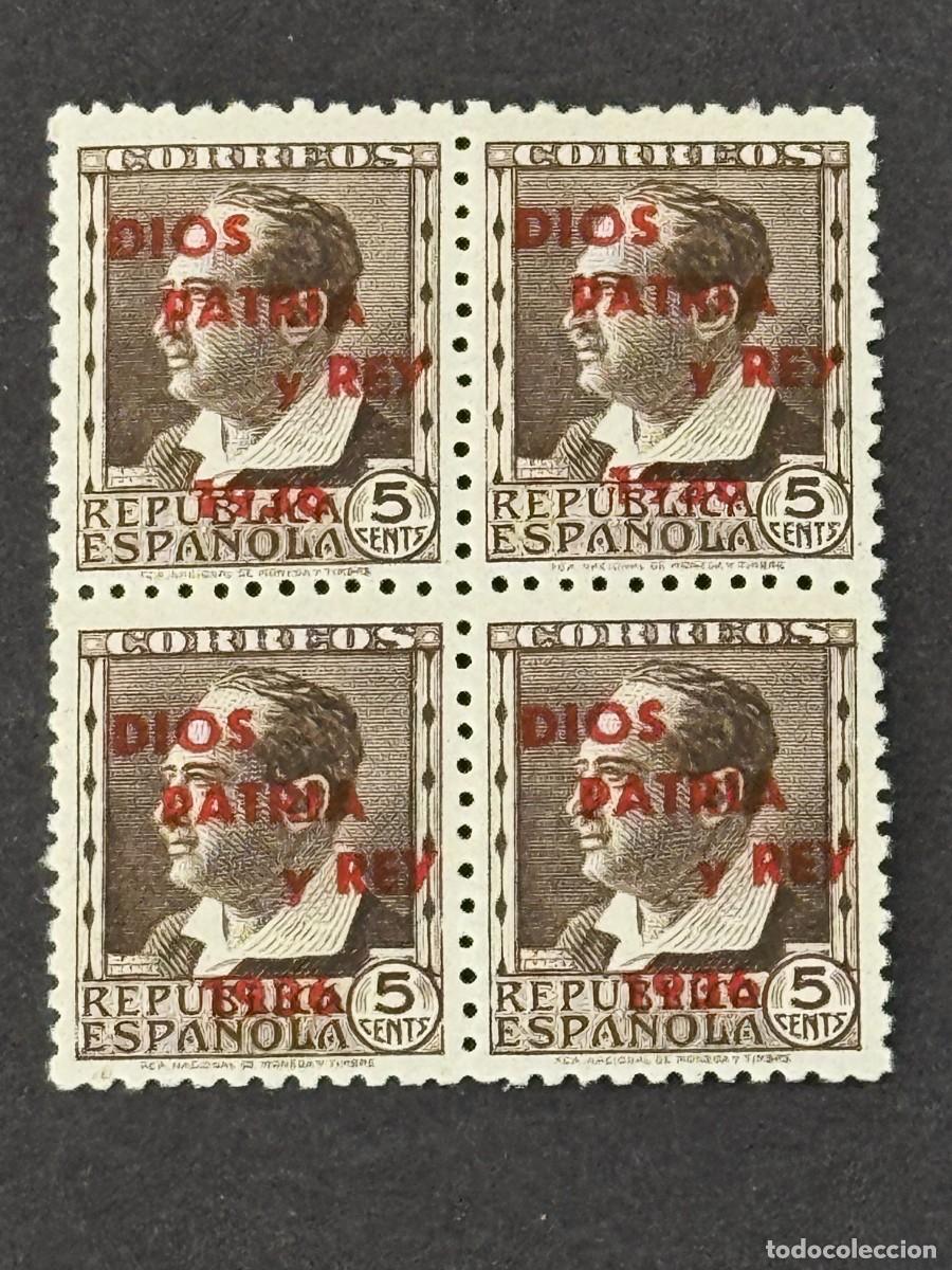 Sellos: Emisiones locales patri&oacute;ticas, San Sebasti&aacute;n, sellos republicanos, 1937, Edifil 26, bl. 4, nuevos