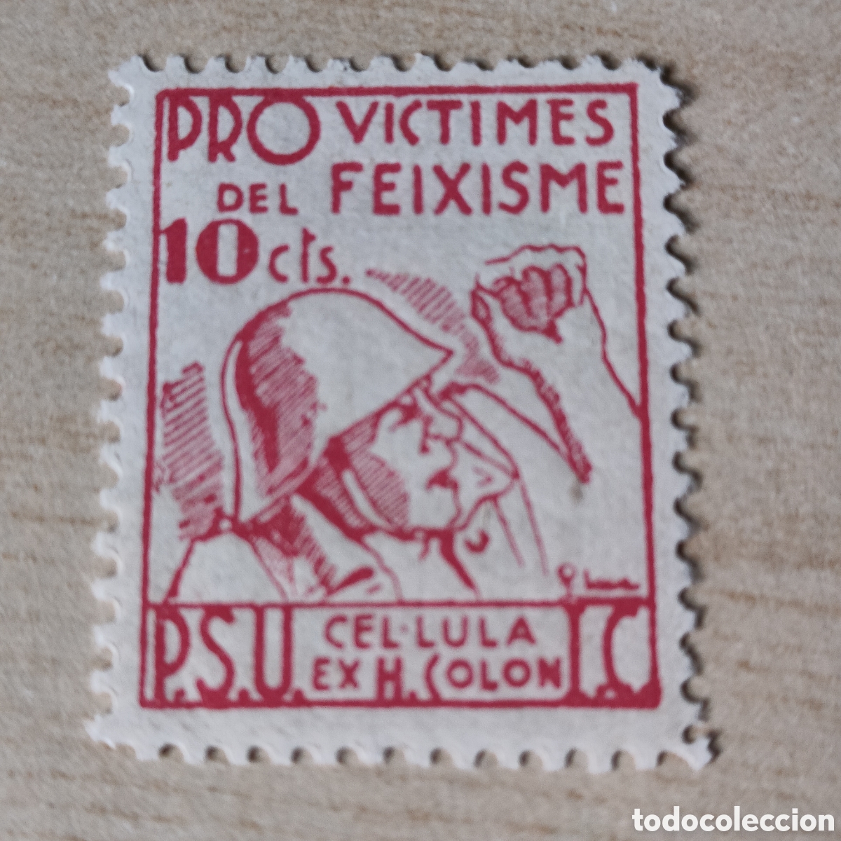 Sellos: z05 P.S.U. Pro V&iacute;ctimes del Feixisme cel.lula ex H.Colon Allepuz 148 afinet 689 PSU