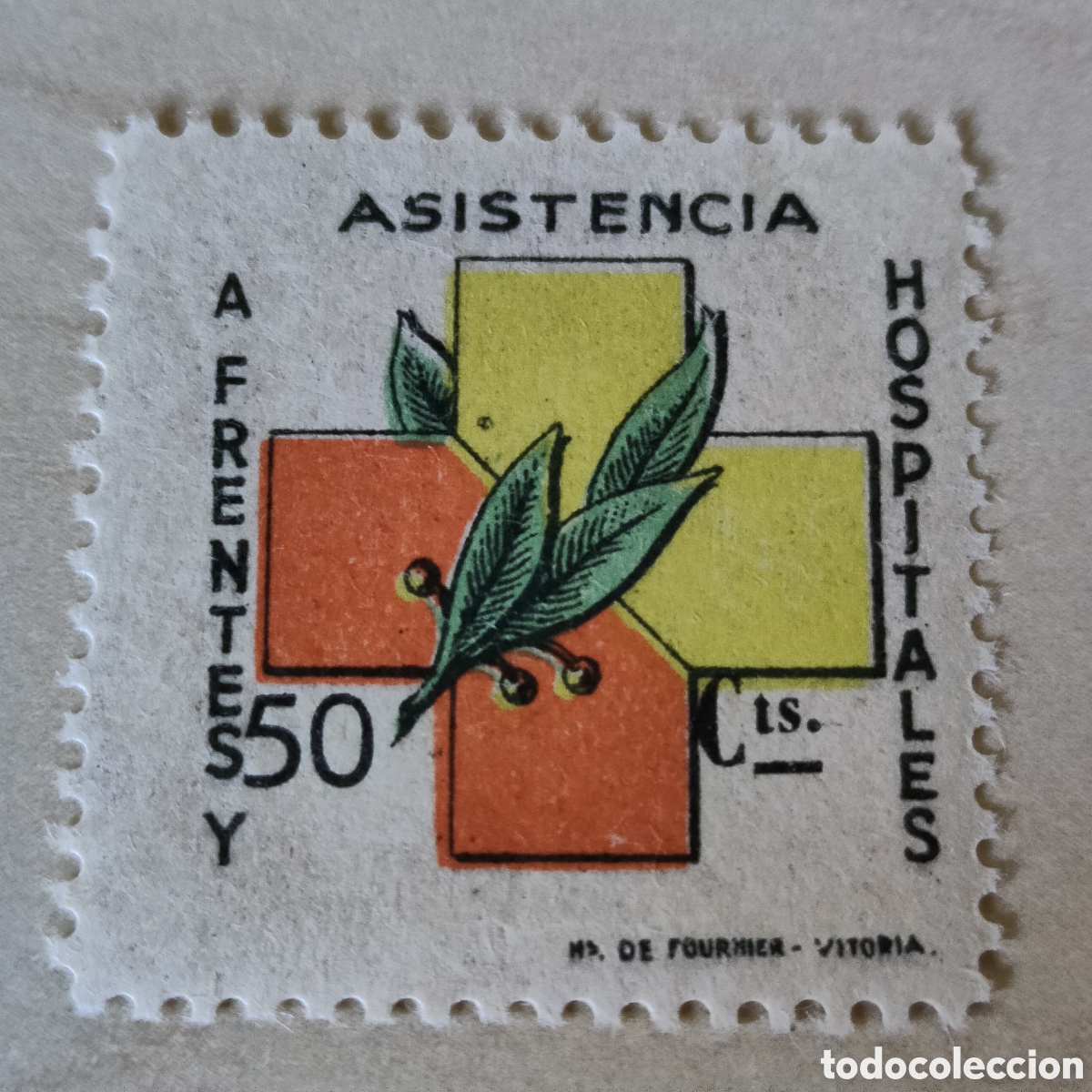 Sellos: a83 Asistencia a Frentes y Hospitales 50 cts Allepuz 36