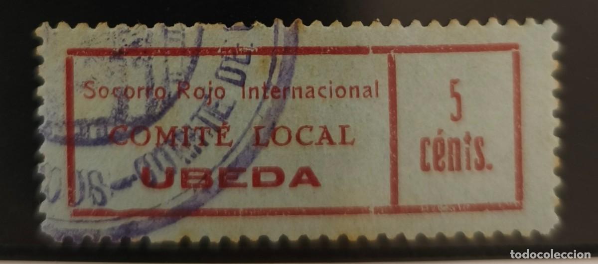 Sellos: UBEDA (JAEN). EDIFIL 5 * 5 CENTS SOCORRO ROJO INTERNACIONAL