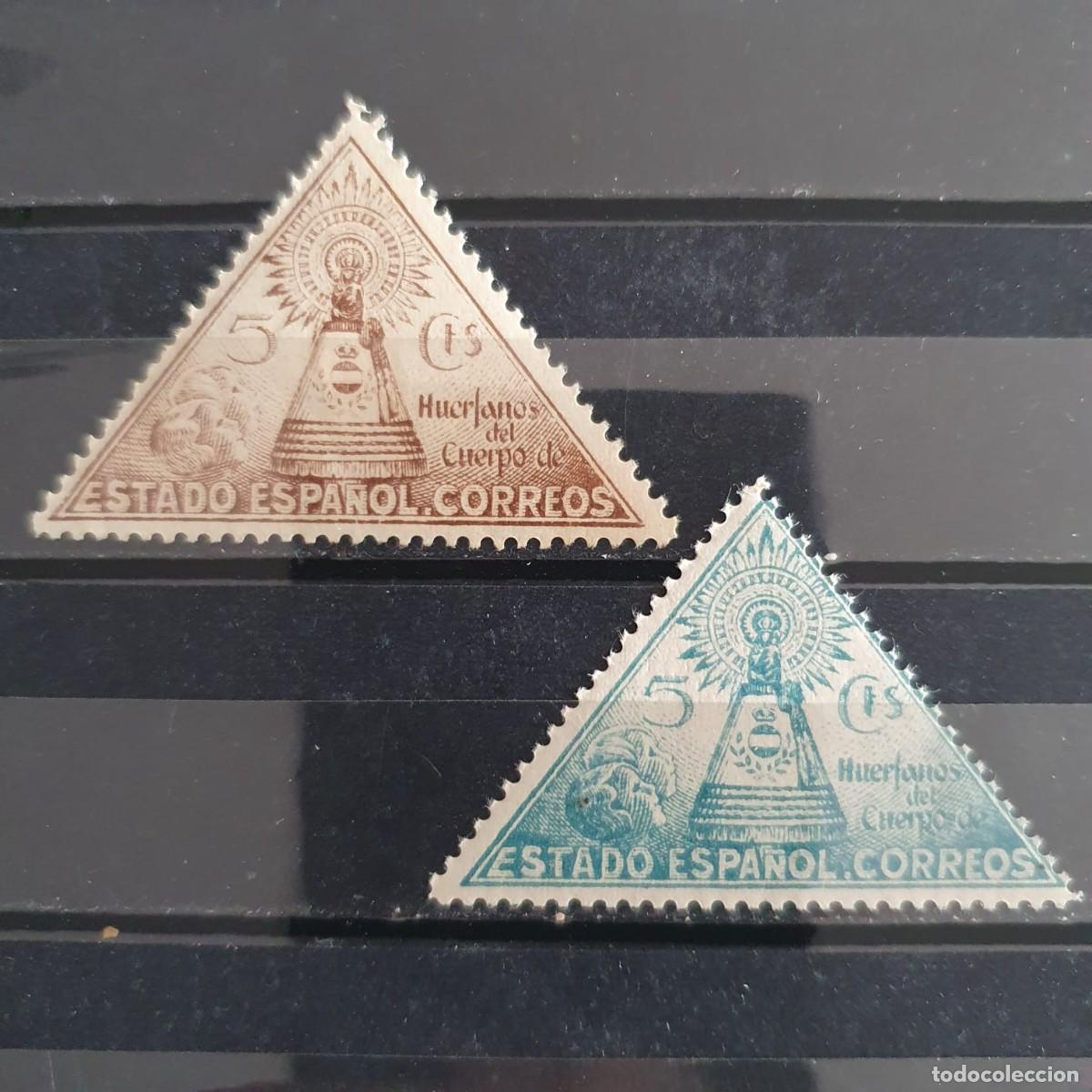 Francobolli: BENEFICENCIA EDIFIL 19 * + 20 ** VIRGEN PILAR ESPA&Ntilde;A 1938