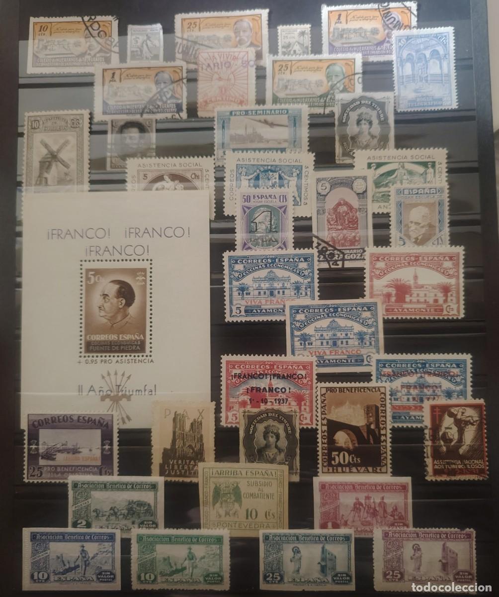 Sellos: LOTE ESPA&Ntilde;A GUERRA CIVIL 1936/39 SELLOS ALTO VALOR EN CATALOGO LOTE 1