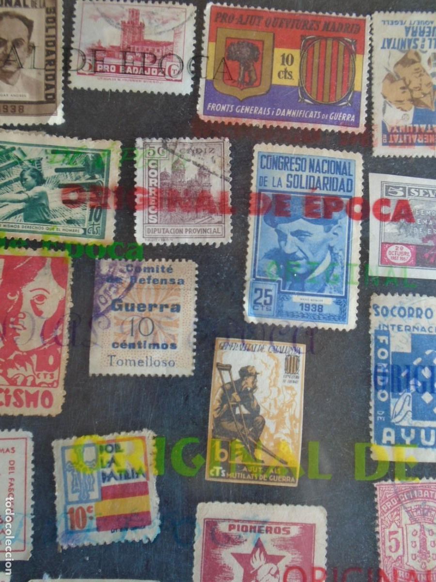 Sellos: (VI-261002)LOTE DE 20 VI&Ntilde;ETAS GUERRA CIVIL