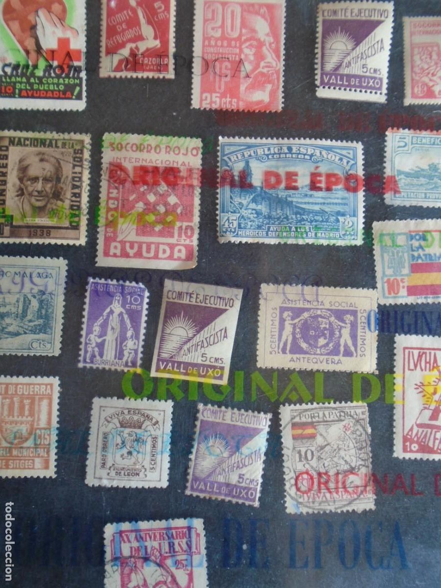 Sellos: (VI-261005)LOTE DE 20 VI&Ntilde;ETAS GUERRA CIVIL