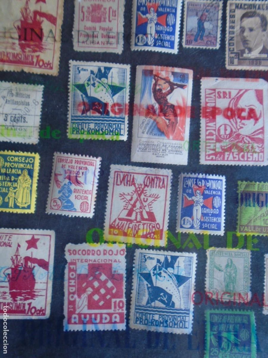 Sellos: (VI-261006)LOTE DE 20 VI&Ntilde;ETAS GUERRA CIVIL