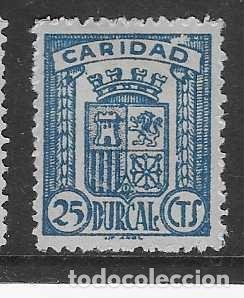 Sellos: DURCAL-GRANADA- 25 CTS-- CARIDAD-VER FOTOS