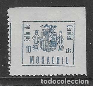 Sellos: MONACHIL-GRANADA- 10 CTS-- CARIDAD-VER FOTOS