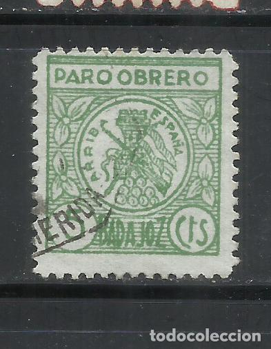 Sellos: Q759-SELLO LOCAL ESPA&Ntilde;A GUERRA CIVIL ARRIBA ESPA&Ntilde;A BADAJOZ PARA OBRERO