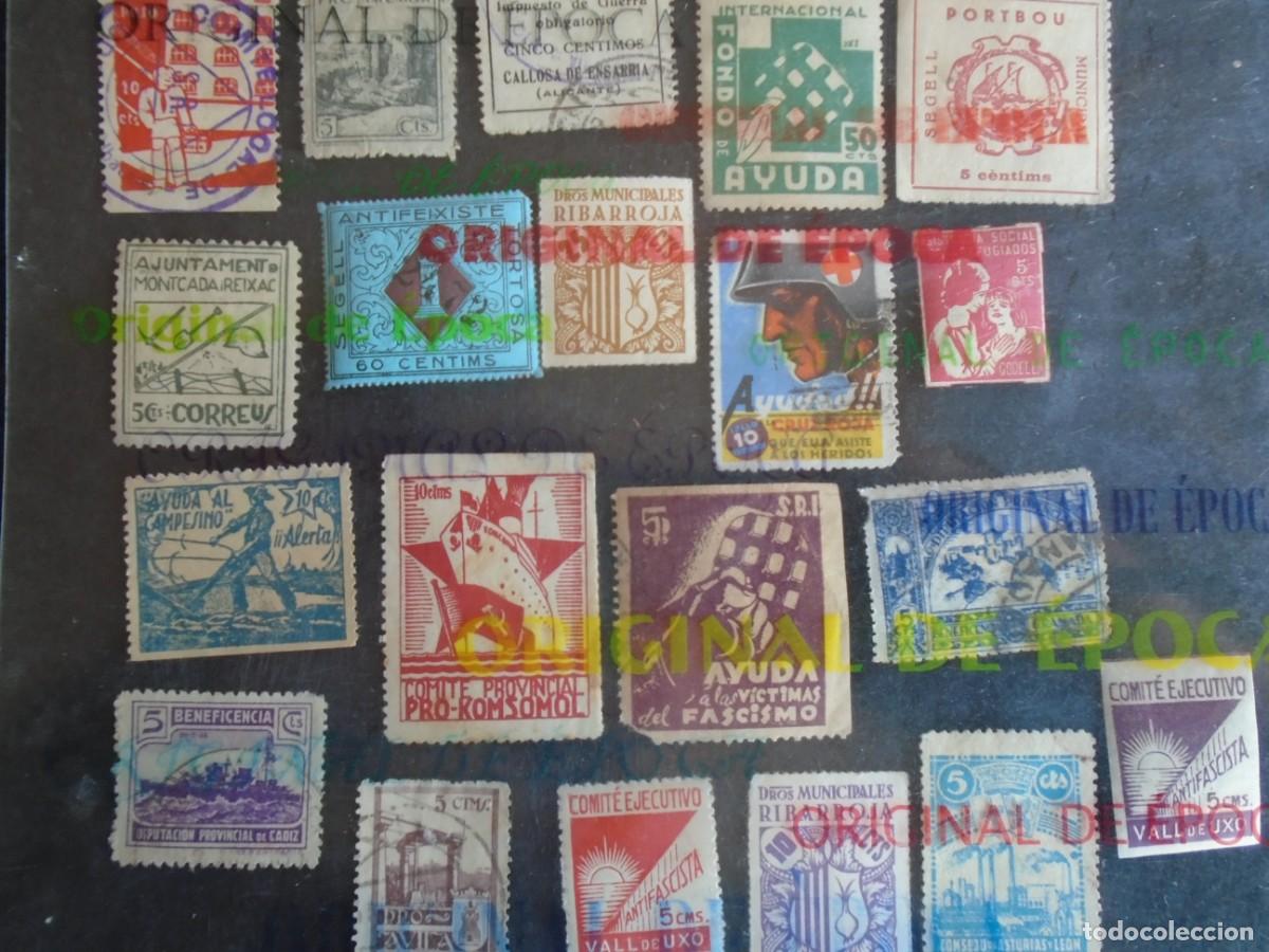 Sellos: (VI-261008)LOTE DE 20 VI&Ntilde;ETAS GUERRA CIVIL