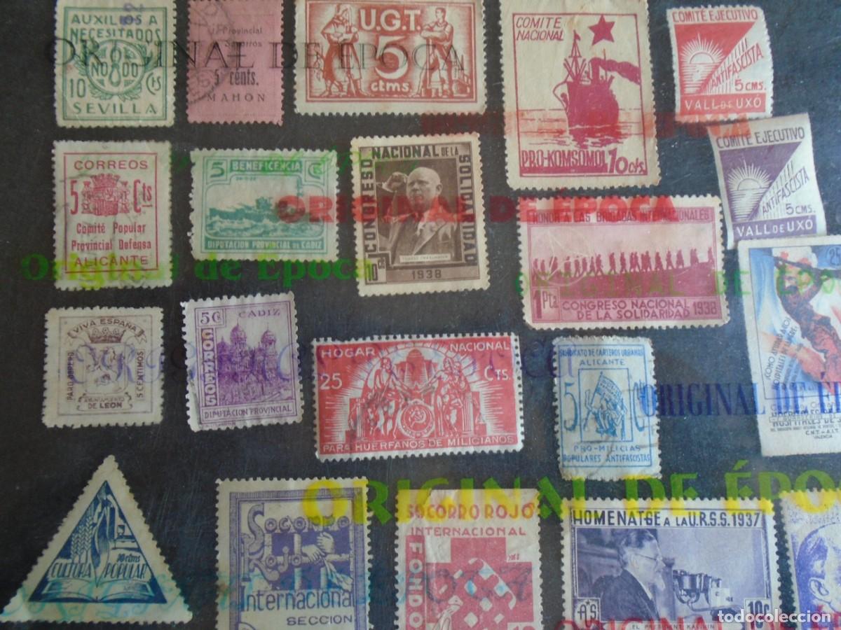 Sellos: (VI-261009)LOTE DE 20 VI&Ntilde;ETAS GUERRA CIVIL