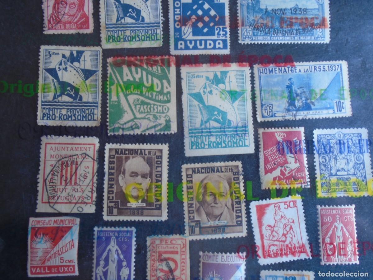 Sellos: (VI-261011)LOTE DE 20 VI&Ntilde;ETAS GUERRA CIVIL