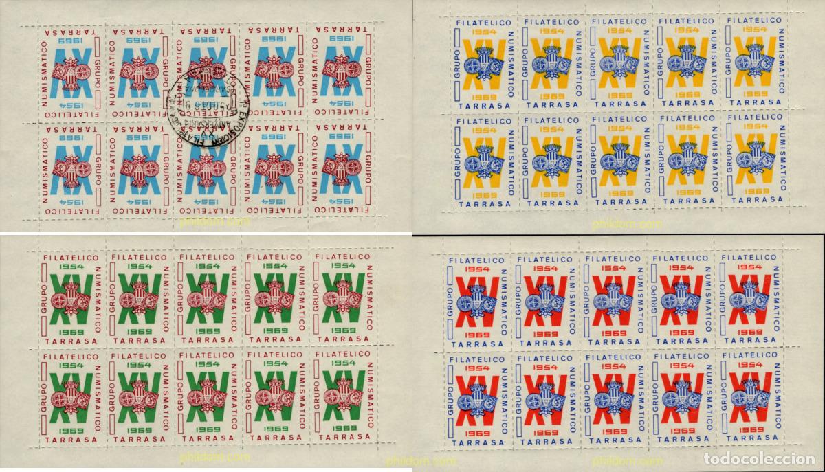 Sellos: 796550 MNH ESPA&Ntilde;A Vi&ntilde;etas 1969 GRUPO FILATELICO NUMISMATICO TARRASA 1969