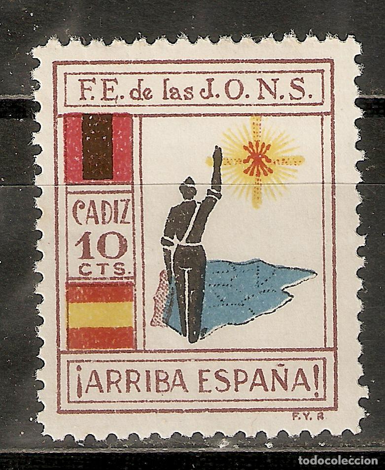 Stamps: PATRIOTICOS FALANGE DE CADIZ