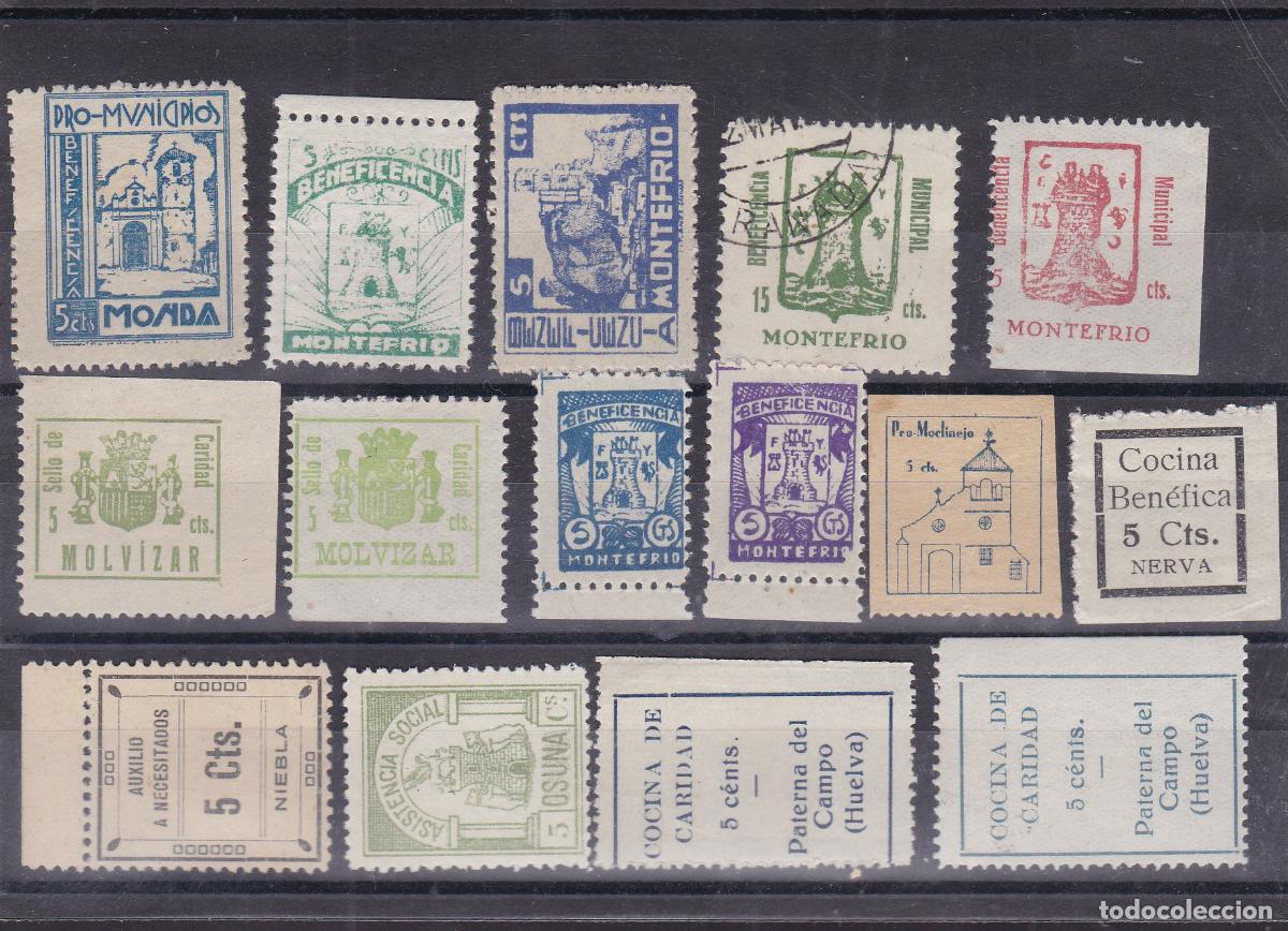 Stamps: AA27-GUERRA CIVIL Lote 15 VI&Ntilde;ETAS