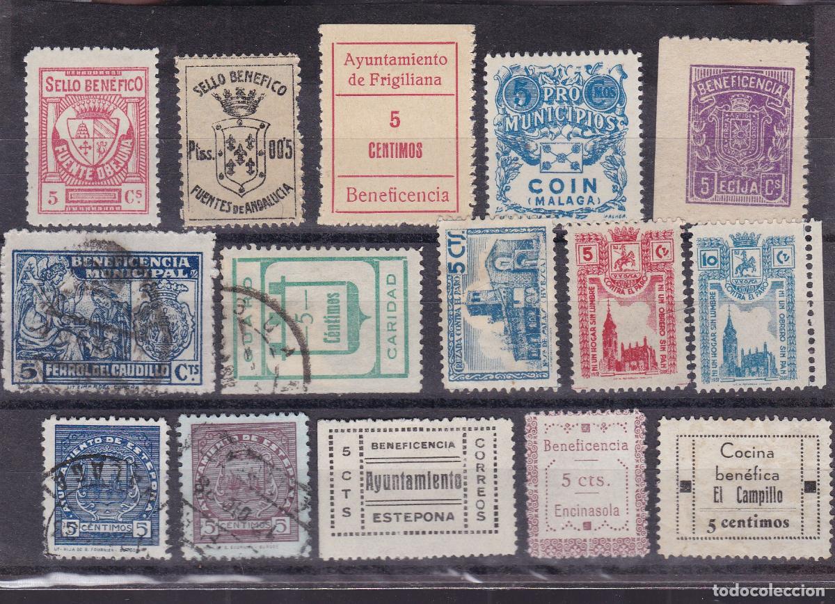 Selos: AA28- GUERRA CIVIL .Lote 15 VI&Ntilde;ETAS