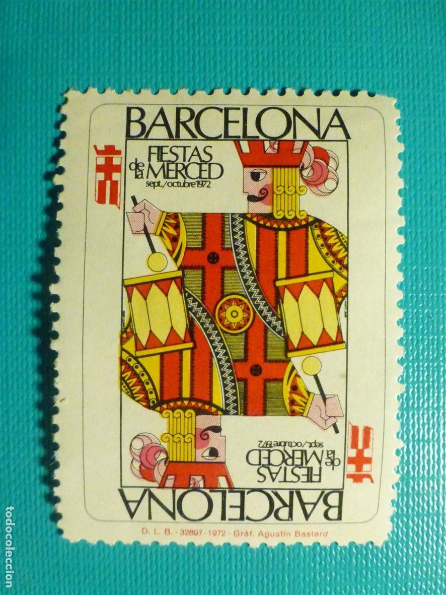 Sellos: Vi&ntilde;eta - Fiestas de la Merced - Barcelona, Septiembre de 1972