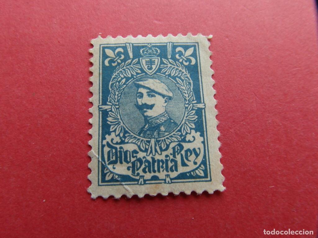 Timbres: LOTE 1 VI&Ntilde;ETA SELLO DIOS PATRIA REY