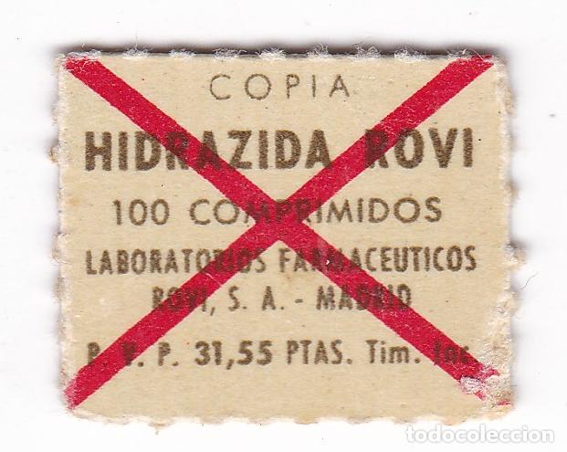 Timbres: Vi&ntilde;eta, sello o precinto original. De antiguos medicamentos, farmacia, S.O.E. El de la fotograf&iacute;a.