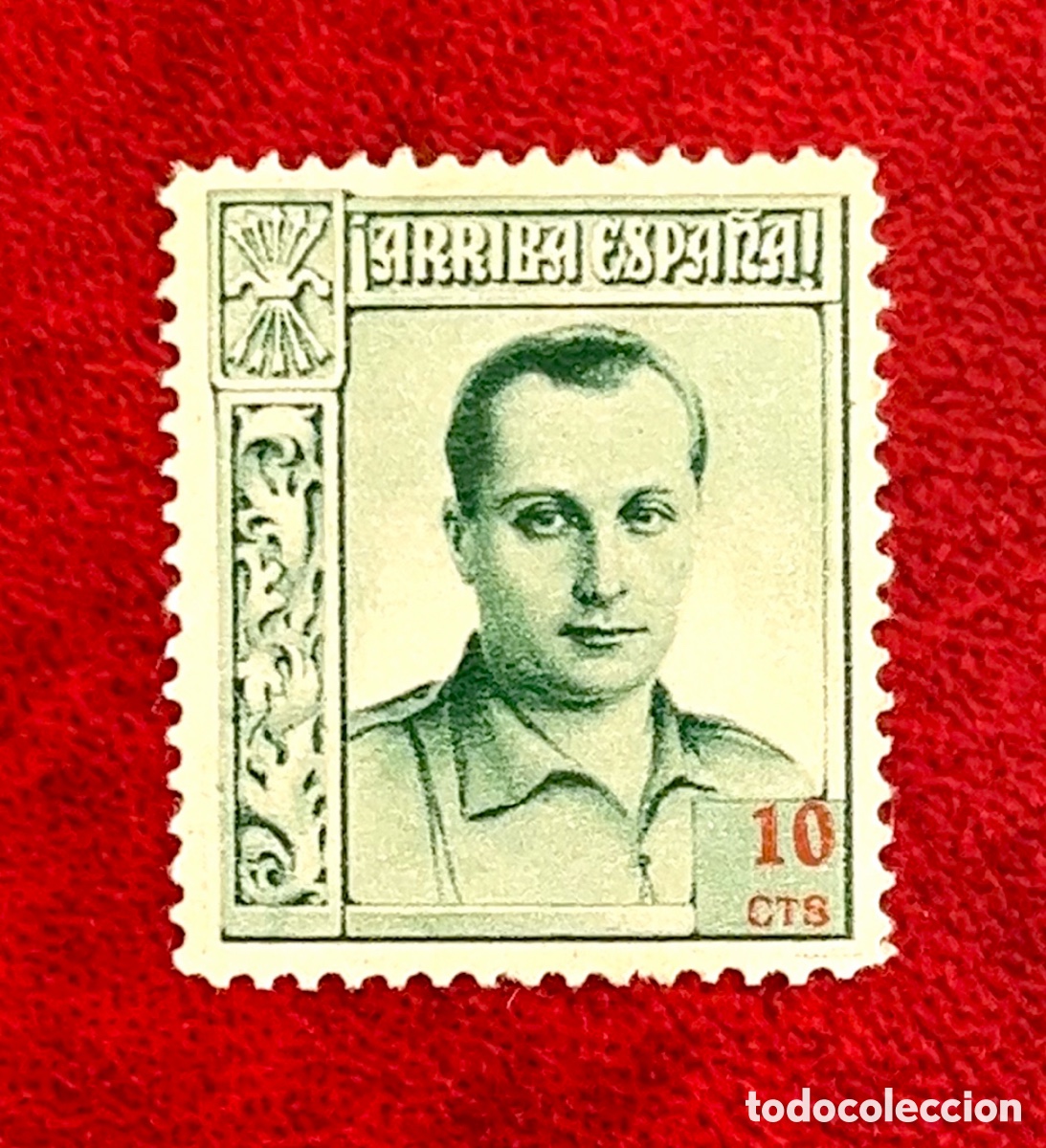 Selos: Curioso Sello Guerra Civil Jos&eacute; Antonio 1937