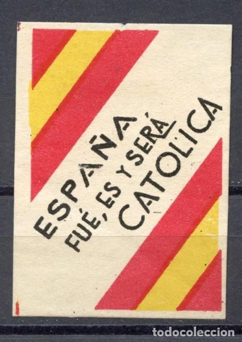Briefmarken: ETIQUETA PATRI&Oacute;TICA ZONA NACIONAL CAT&Aacute;LOGO ALLEPUZ - EDIFIL N&ordm; 13