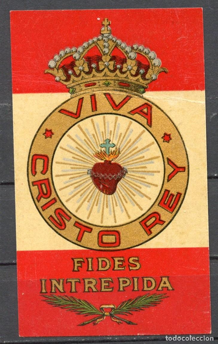 Sellos: ETIQUETA PATRI&Oacute;TICA ZONA NACIONAL. EDIFIL VI&Ntilde;ETAS CARLISTAS NO RESE&Ntilde;ADA (83A). DETENTE