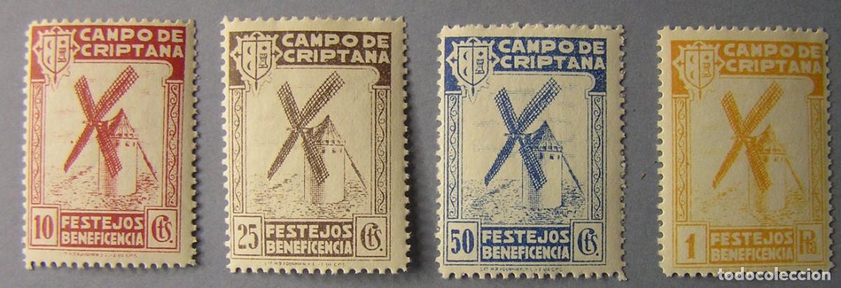 Sellos: VI&Ntilde;ETAS DE FESTEJOS DE BENEFICENCIA - CAMPO DE CRIPTANA (CIUDAD REAL) **