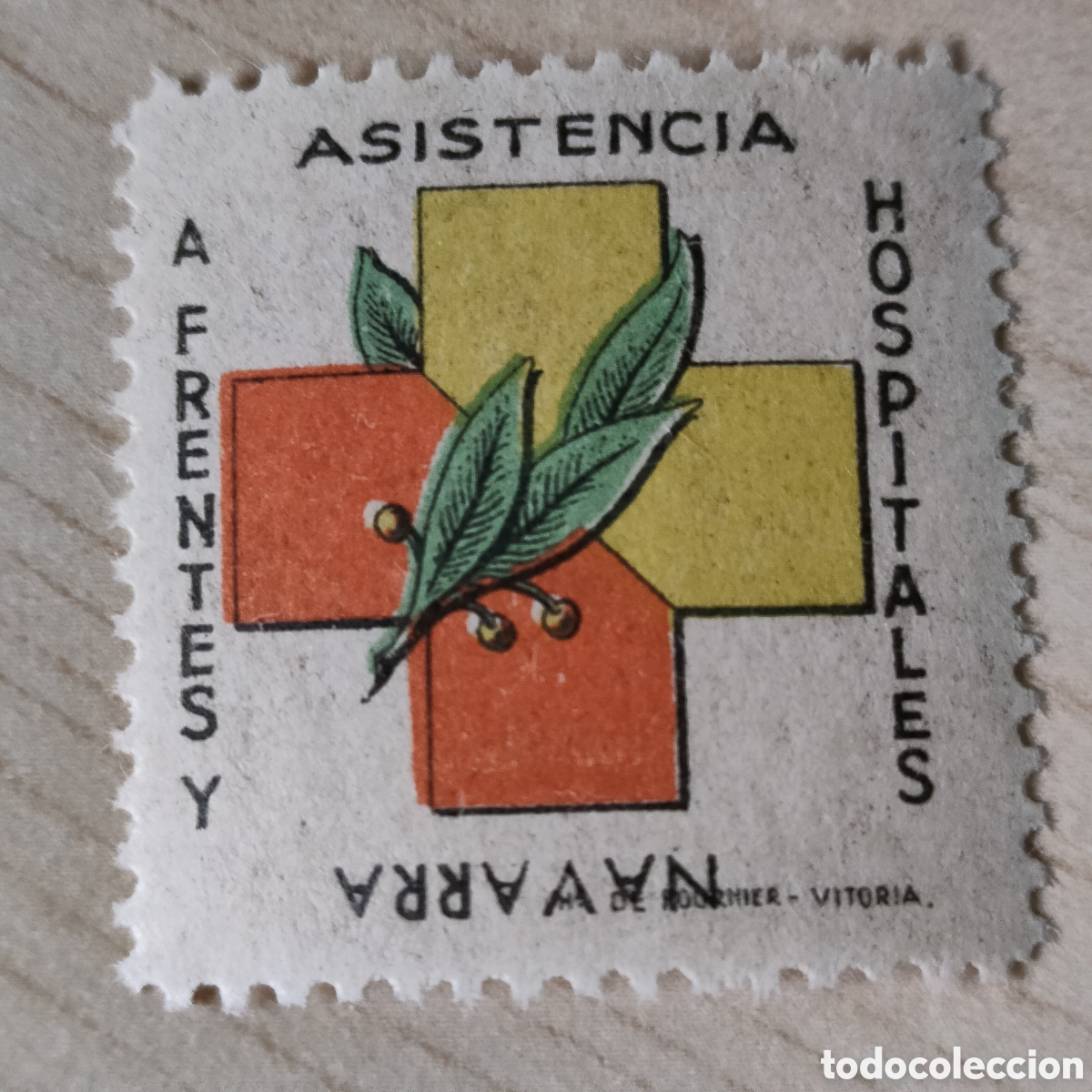 Sellos: a74 Asistencia a Frentes y Hospitales NAVARRA INVERTIDO Allepuz 13a Afinet 24i