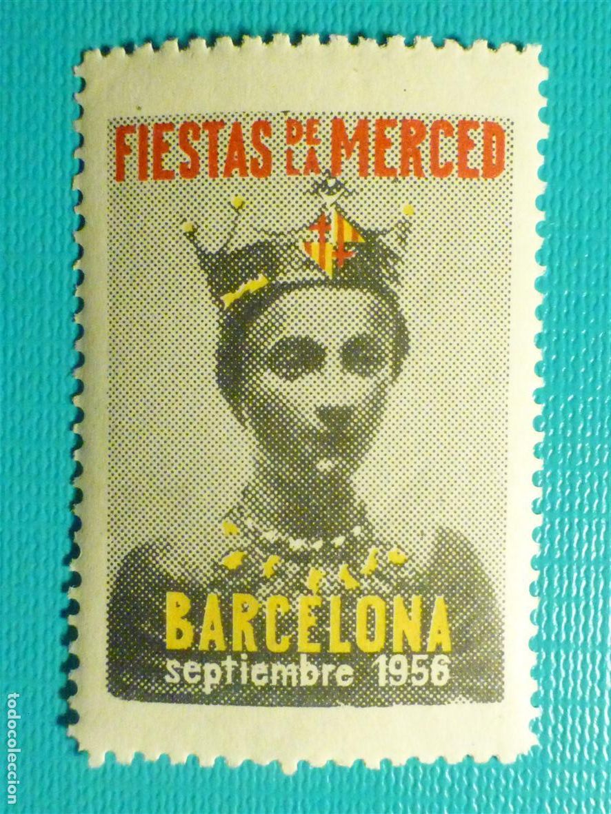 Sellos: Vi&ntilde;eta - Fiestas de la Merced - Barcelona, Septiembre de 1956