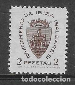 Sellos: IBIZA(BALEARES)- 2 PTAS.- SELLO MUNICIPAL-VER FOTOS