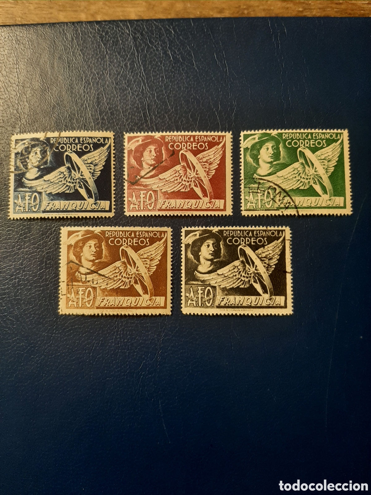Sellos: Sellos de Franquicia para la Agencia Filat&eacute;lica Oficial. A&ntilde;o 1938.